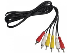 Cable MULTI4YOU (RCA - 3 m - Negro)