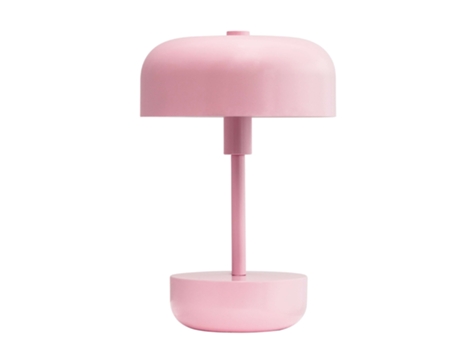 Lámpara de mesa LED recargable Haipot rosa DYBERG LARSEN 17x17x25.7