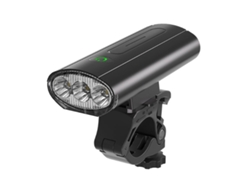 YIZHOOD Luces para bicicleta recargables por USB 2400 lúmenes DES866 (negro)