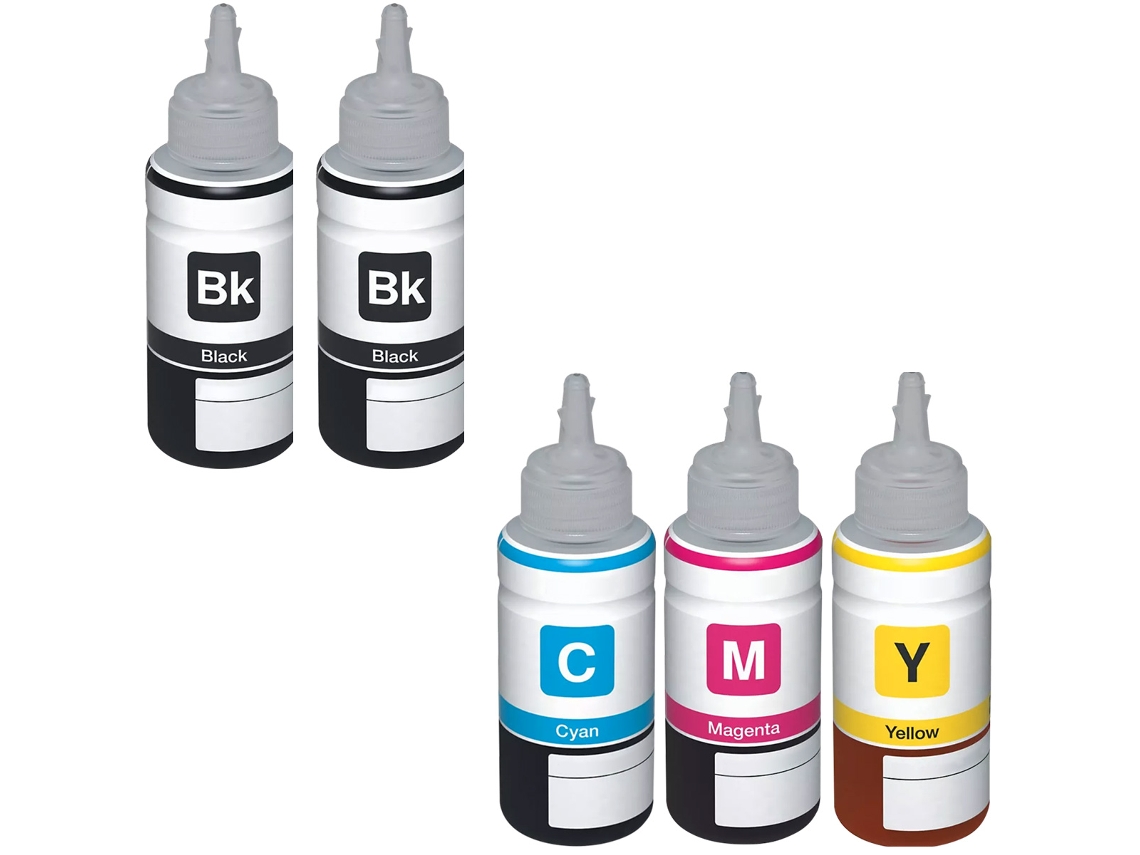 T00P1 T00P2 T00P3 T00P4 pack 5 tintas compatible con Epson 104 GENÉRICO