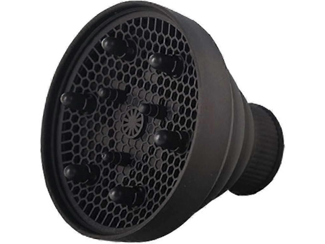Difusor de silicona plegable para secador de pelo, ideal para viajes, con boquilla redonda de 4-5 cm de diámetro. GOKOCO