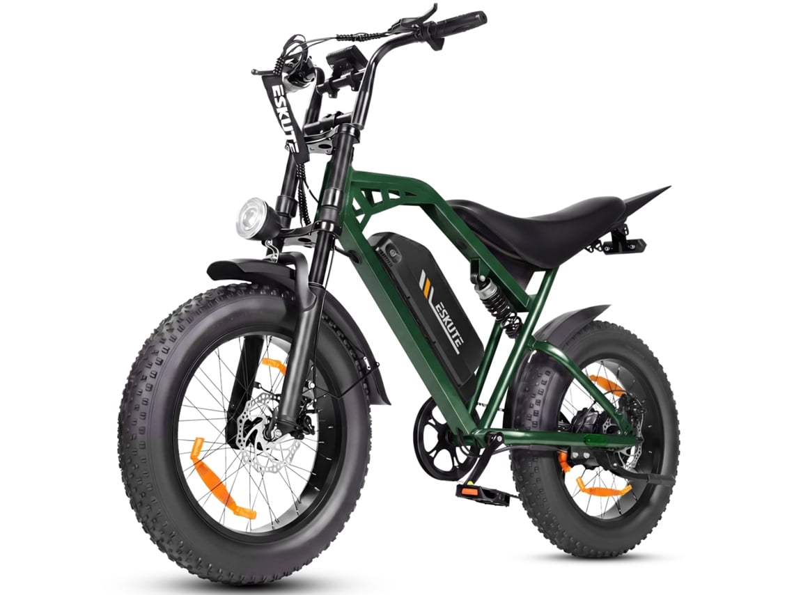 Bicicleta Elétrica Todo-o-terreno Eskute V202, Bateria De Longo Alcance De 48v 20,8ah, Suspensão Dupla.