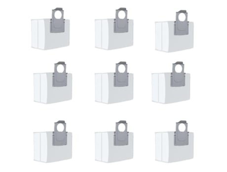 9pcs acessórios de substituição do saco de pó para roborock t8, g10s, q7