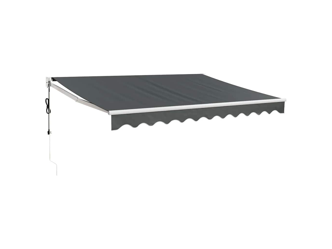 Maison Exclusive - Toldo Retráctil Automático Gris Antracita 3,5x2,5 M