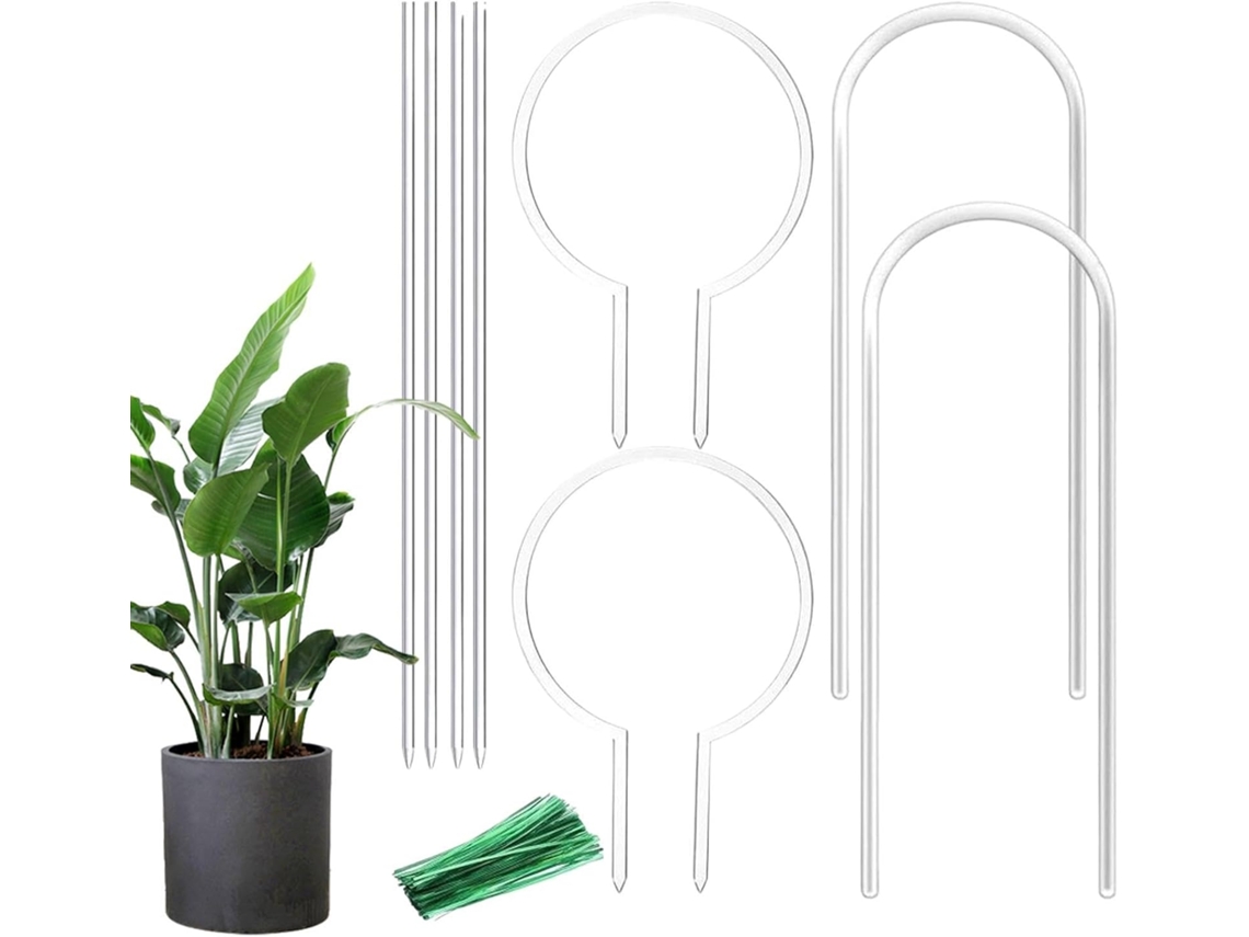 Pequeño Enrejado, Pequeños Postes De Soporte De Acrílico Ayuda Para Trepar Plantas Trepadoras De Interior: Para Potos,