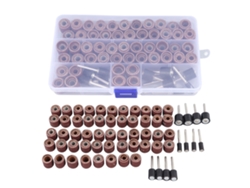 Kit De Tambor De Lijado Con 168 Piezas Y 12 Mandriles Para Clavos, Carpintería Y Proyectos De Bricolaje.