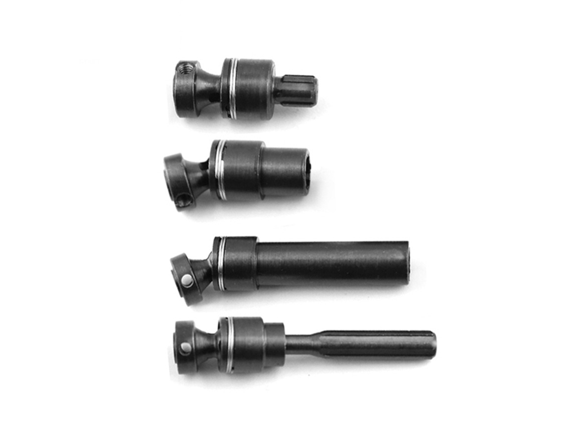 Ejes De Transmisión Centrales Delanteros Y Traseros Fabricados En Acero Templado Para El Coche Teledirigido Trax4 Slash 4wd A Escala 1/16.