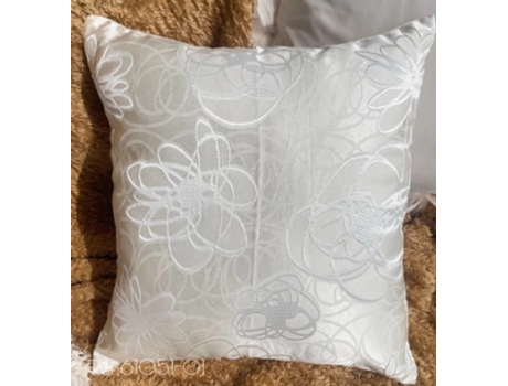 Funda de cojín beige 45*45cm BOD HOME