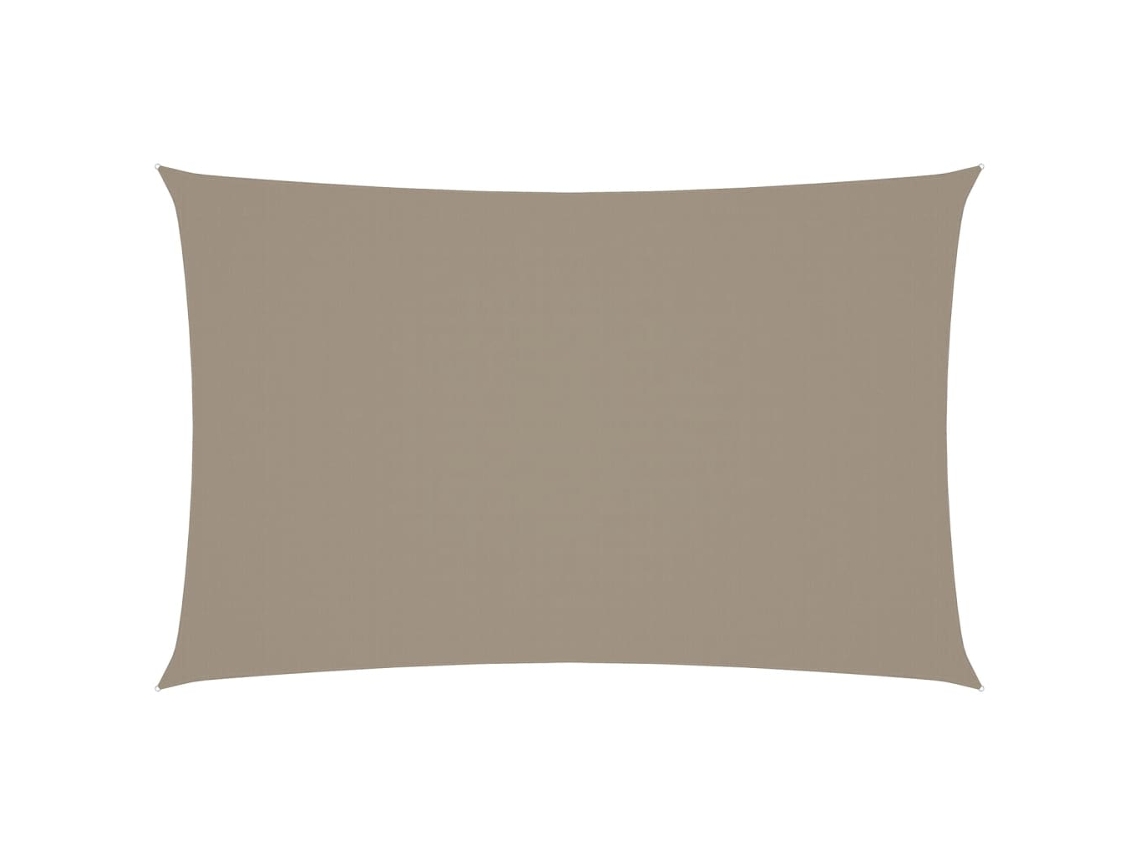Maison Exclusive - Toldo De Vela Rectangular Tela Oxford Gris Taupe 2,5x5 M