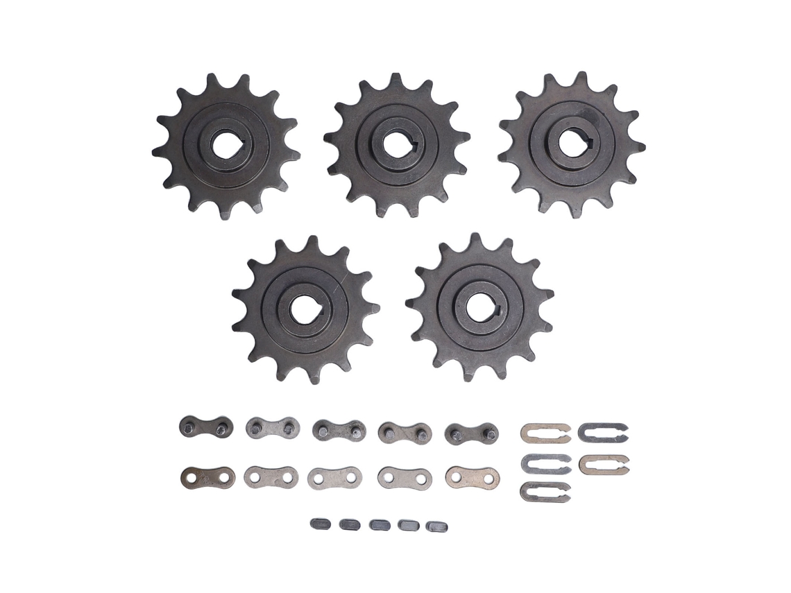 2026-piñón De Motor Trasero 410 13t Con Conjunto De Eslabón Maestro Modelo 410 Para Kart Moto Atv Quad
