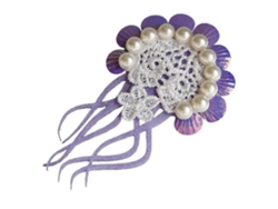 Pinza para el cabello decorativa con forma de medusa delicada para mujer, 2 unidades, Rosewell