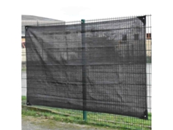 Red de protección para construcción negra de 1,80 m x 3,45 m HDPE con protección UV, duradera y de fácil instalación Klasebo