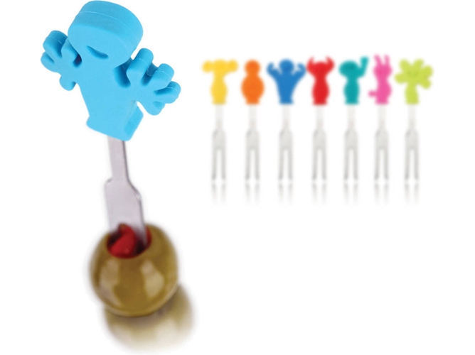 Palitos para Alimentos VACU VIN Snack Markers Party People