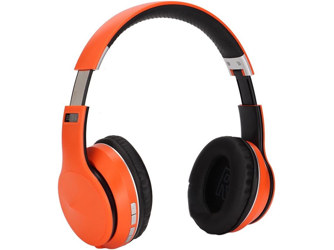 Auriculares inalámbricos Bluetooth YIZHOOD EL-B4 Plegable y extensible (Over Ear - Naranja)