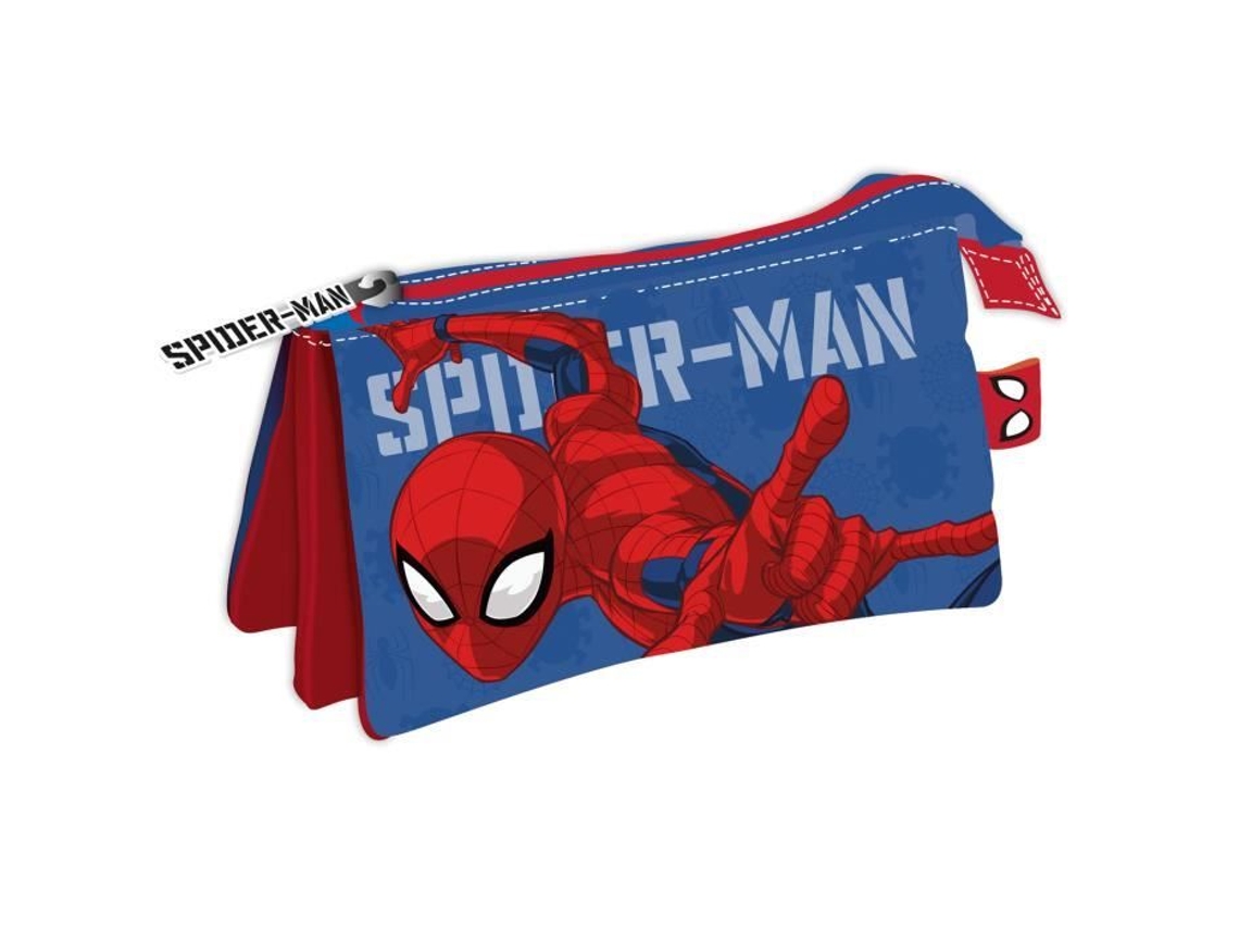 Funda Multibolsillos Spiderman -21X11X3.5cm-