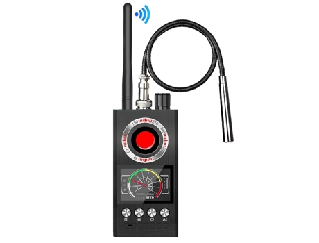 Detector antiespía RF Detector de errores, detector de rastreador GPS, escáner buscador de cámara, negro CHRONUS
