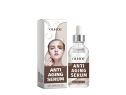Sérum facial reafirmante antiedad con efecto visible rápido.
