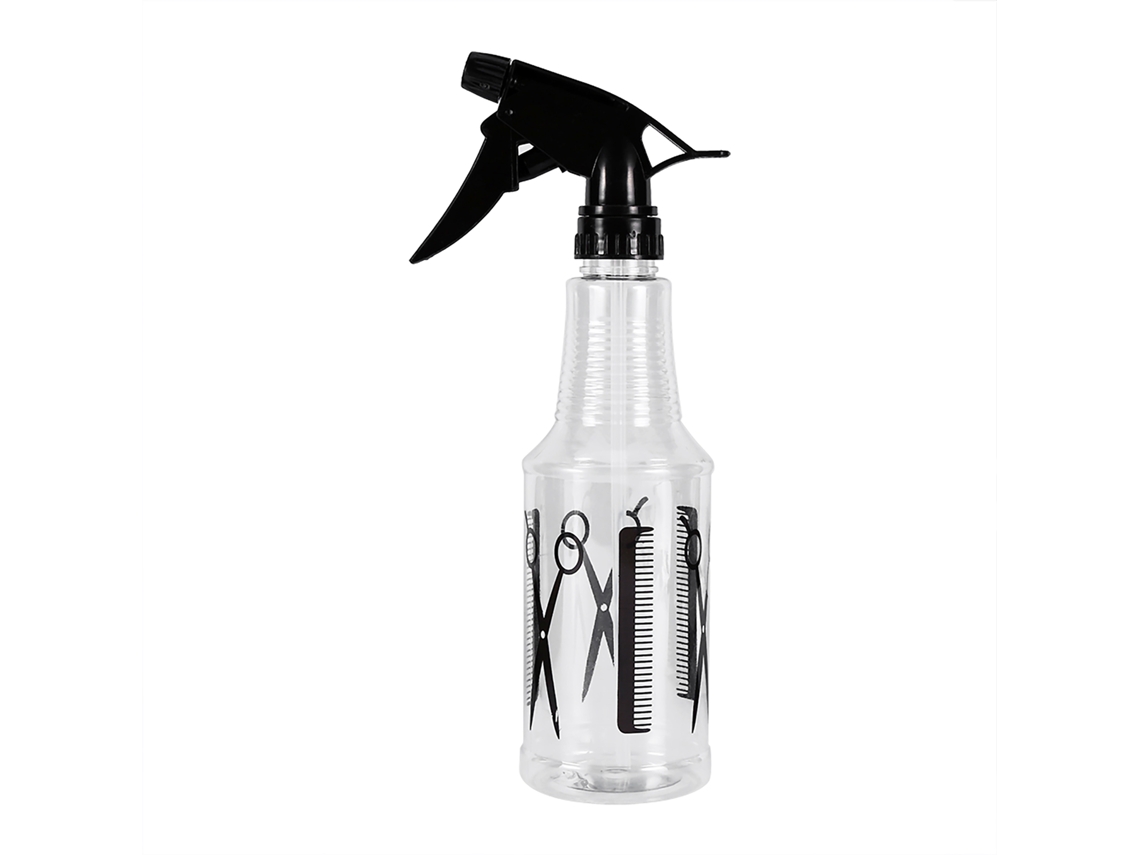 Frasco de spray profissional vazio de 450ml para penteados e limpeza de janelas, transparente (2026)
