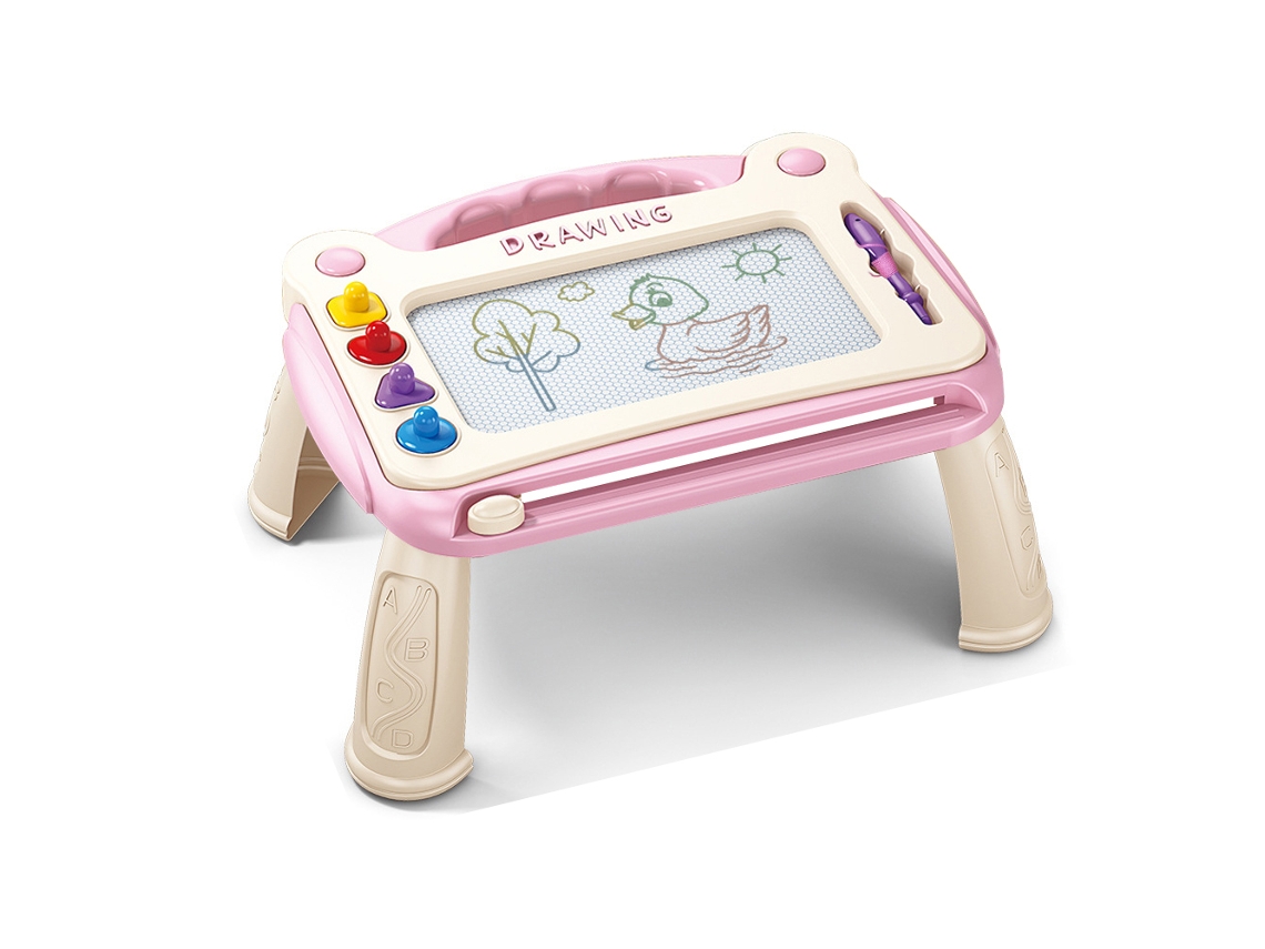 Pizarra Magnética Rosa Para Dibujar, Rompecabezas Para Colorear Montessori, Tablero Para Escribir, Juegos Educativos Artísticos