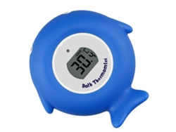 Termómetro electrónico para bebés con forma de pez para bañera y piscina Yuysan (azul, 2 unidades)