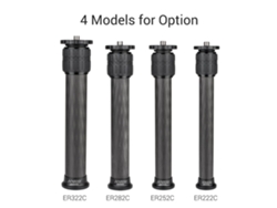 Extensor De Tripode Andoer Er282c De Fibra De Carbono 28mm 2 Secciones Para Gimbals Y Tripodes Carga Máx. 12kg