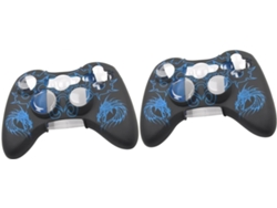 Funda De Silicona Azul De 2 Piezas Para Mando, Antiarañazos, Diseño Práctico Y Antideslizante.