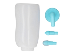2026-botella De Riego Nasal Para Rinse De Senos 500ml Con 2 Boquillas Para Adultos Y Niños Alivio De Rinitis Ángulo Inclinado