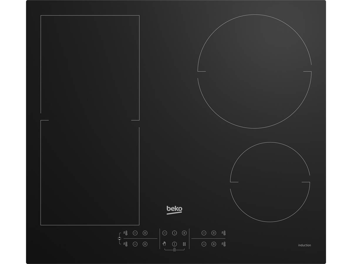 Placa de inducción BEKO HII64200FMT (eléctrica - 58 cm - negro)
