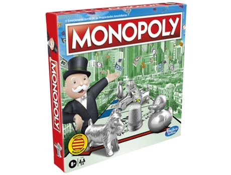 Juego de Mesa MONOPOLY Clássico Edição Barcelona (Edad Mínima Recomendada: 8 anos - Versión Español)