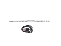 Pulsera Inteligente (monitoreo Del Sueño, Conteo De Pasos) Reloj Inteligente De Plata Para Mujer De Deporte Múltiple De Metal Completo Y Elegante