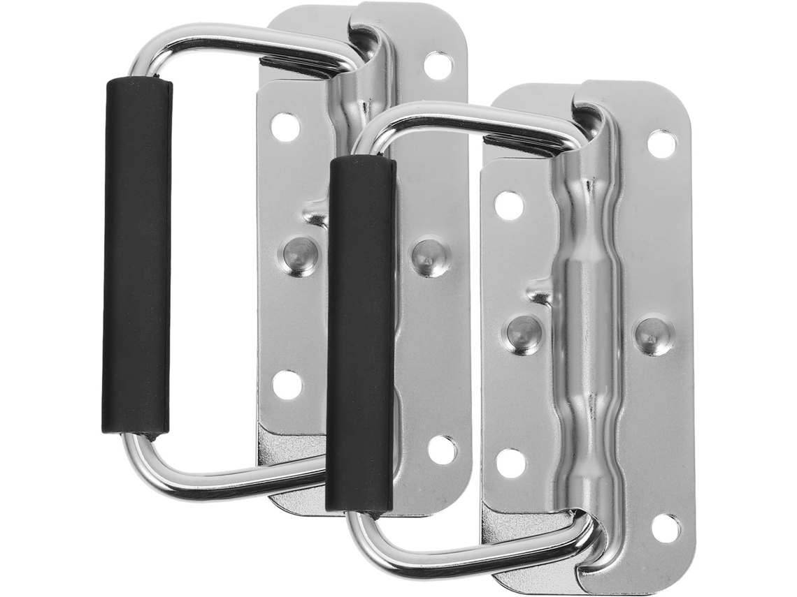 2 Asas Hierro Reforzadas Caja Piezas 104 Mm Mangos