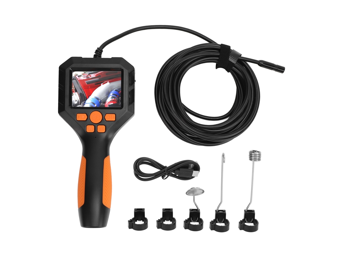 Endoscopio Con Pantalla Ips De 2,8 Pulgadas, Cámara De 2 Mp Y Clasificación De Impermeabilidad Ip68 Para Inspección Y Reparación.