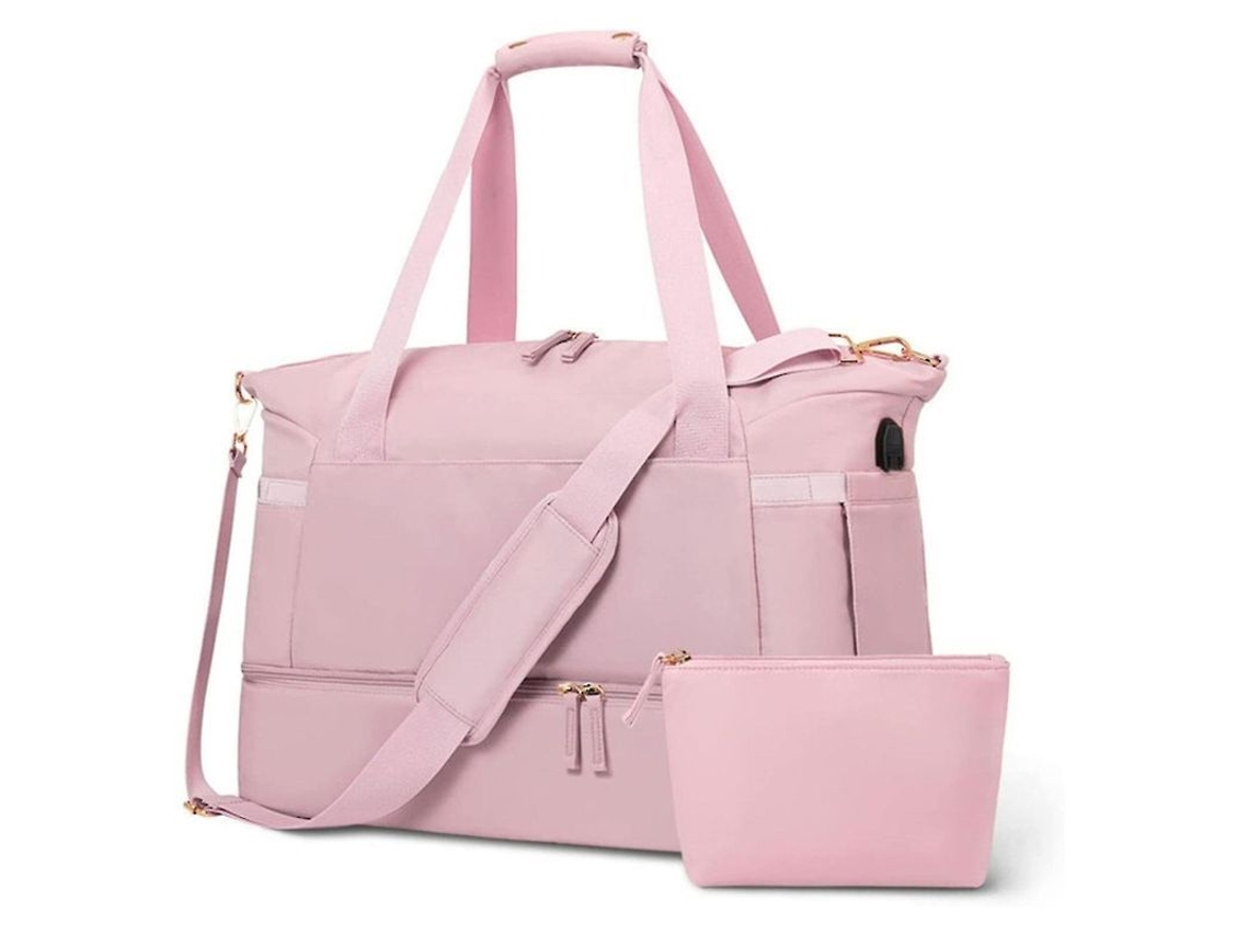 2026-mochila De Fin De Semana Actualizada Para Mujeres Con Compartimento Para Zapatos, Puerto De Carga Usb Y Diseño Resistente Al Agua