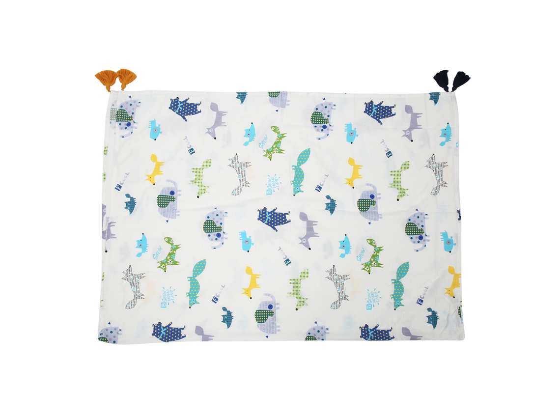 Toalla De Baño Para Bebé, Manta Para Envolver, Suave Fibra De Bambú, Animal Feliz, Unisex