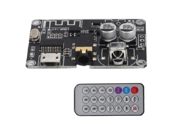 Módulo Amplificador De Audio Estéreo Con Placa Decodificadora Bluetooth 5.0 Y Control Remoto.