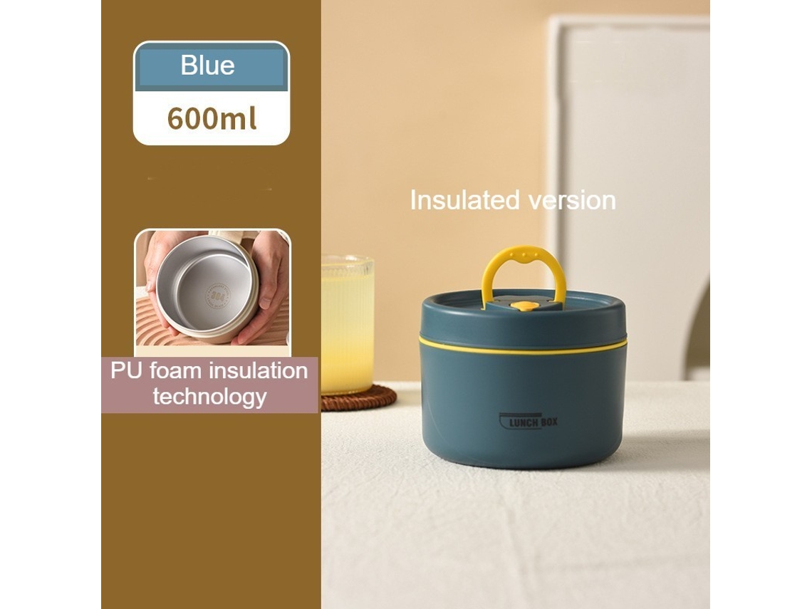 Fiambrera Bento a Prueba de Fugas para Adultos-Azul-Grande EVELTEK Blue-Big