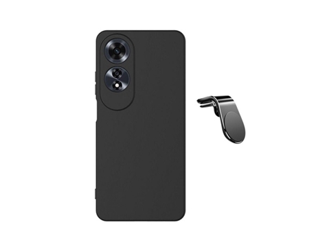 Funda Safe Driving Carro para Oppo Oppo A60 PHONECARE Silicona Líquida Negro