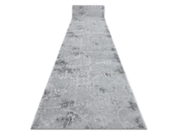 Alfombra de Pasillo Structural Mefe 8725 Dos Niveles de Vellón Gris 120 cm