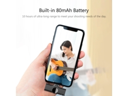 Micrófono De Solapa Inalámbrico Con Clip, Wifi Plug Play Tipo-c Con Cancelación De Ruido Para Grabación De Vlogs.