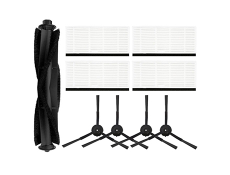 Escova principal escovas laterais filtros hepa para limpador xiaomi lydsto r1