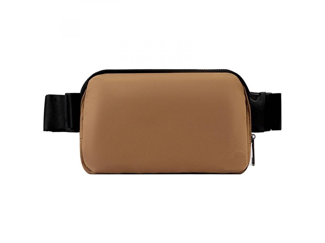 2026-bolsa De Cintura Para Correr Mochila Transversal Unisex Con Correa Ajustable Para Deporte Senderismo Viaje Marrón