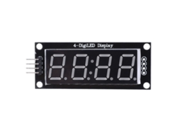 Módulo De Pantalla Led De 7 Segmentos Y 4 Dígitos Para Conexión De E/s Digital De 2 Pines