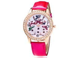 Reloj De Pulsera De Moda Para Mujer Con Correa De Aleación Y Decoración De Manecillas.