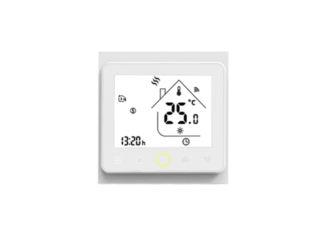 Termostato WiFi Programable Blanco Para Calefacción