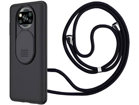 Funda Xiaomi Poco X3 NFC Camshield con Collar Negro