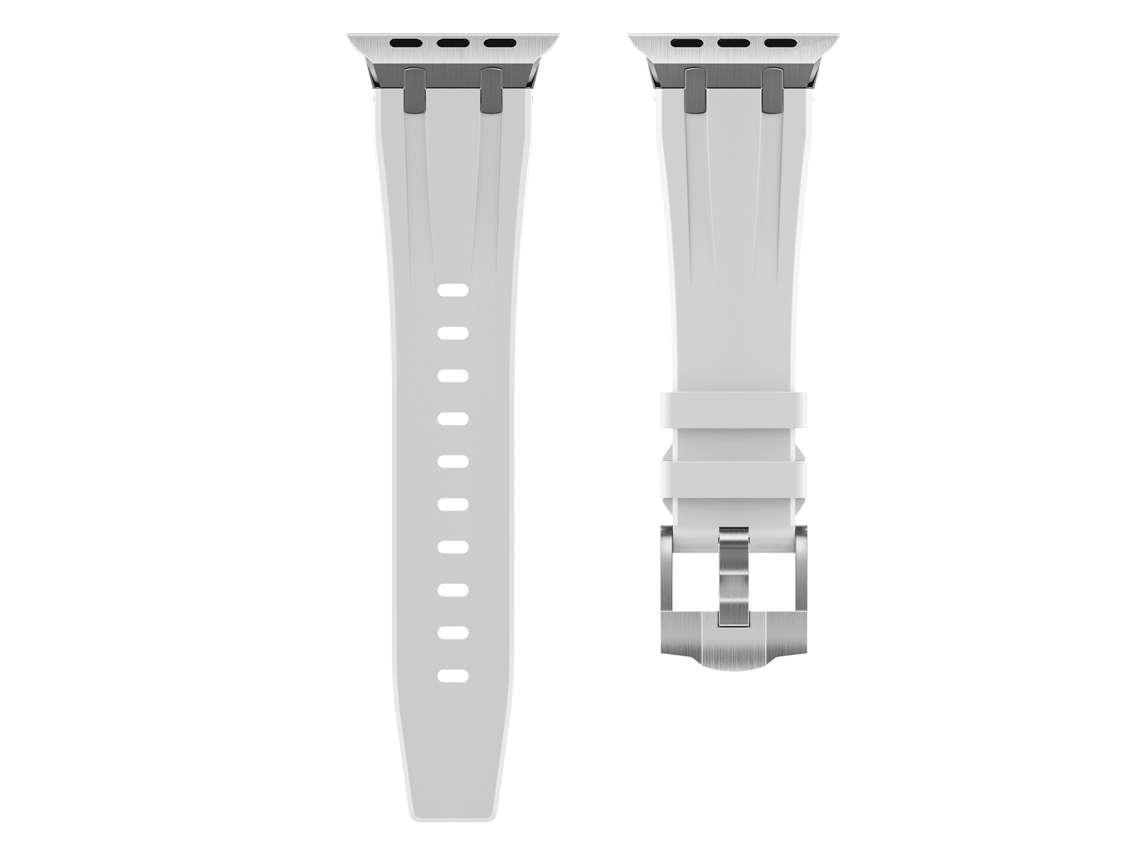 Correa blanca XIAOMOYU para Apple Watch (42/44/45/49 mm)