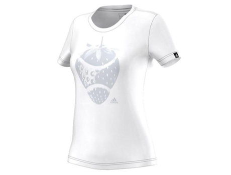 Camiseta de Mujer ADIDAS Wimbledon Algodón Blanco