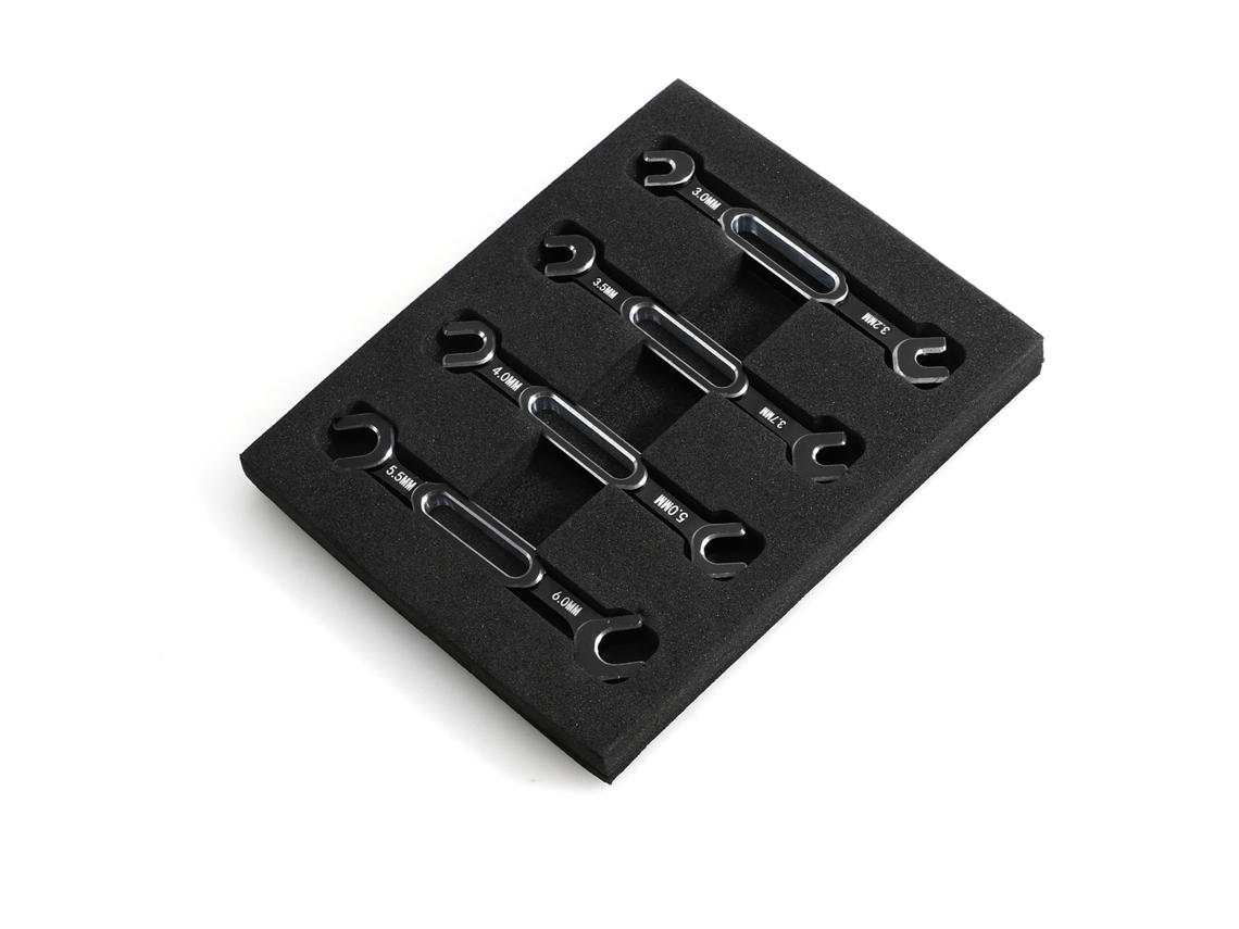 Juego De 4 Llaves Universales (3-6 Mm) Para Tornillos, Tornillos Roscados Y Rótulas Para Coches, Coches Teledirigidos, Drones Y Barcos.
