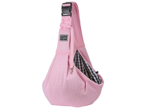 Transportín para perros, transportadores para perros pequeños con correa ajustable para el hombro para cachorros, rosa ZMDECQNA