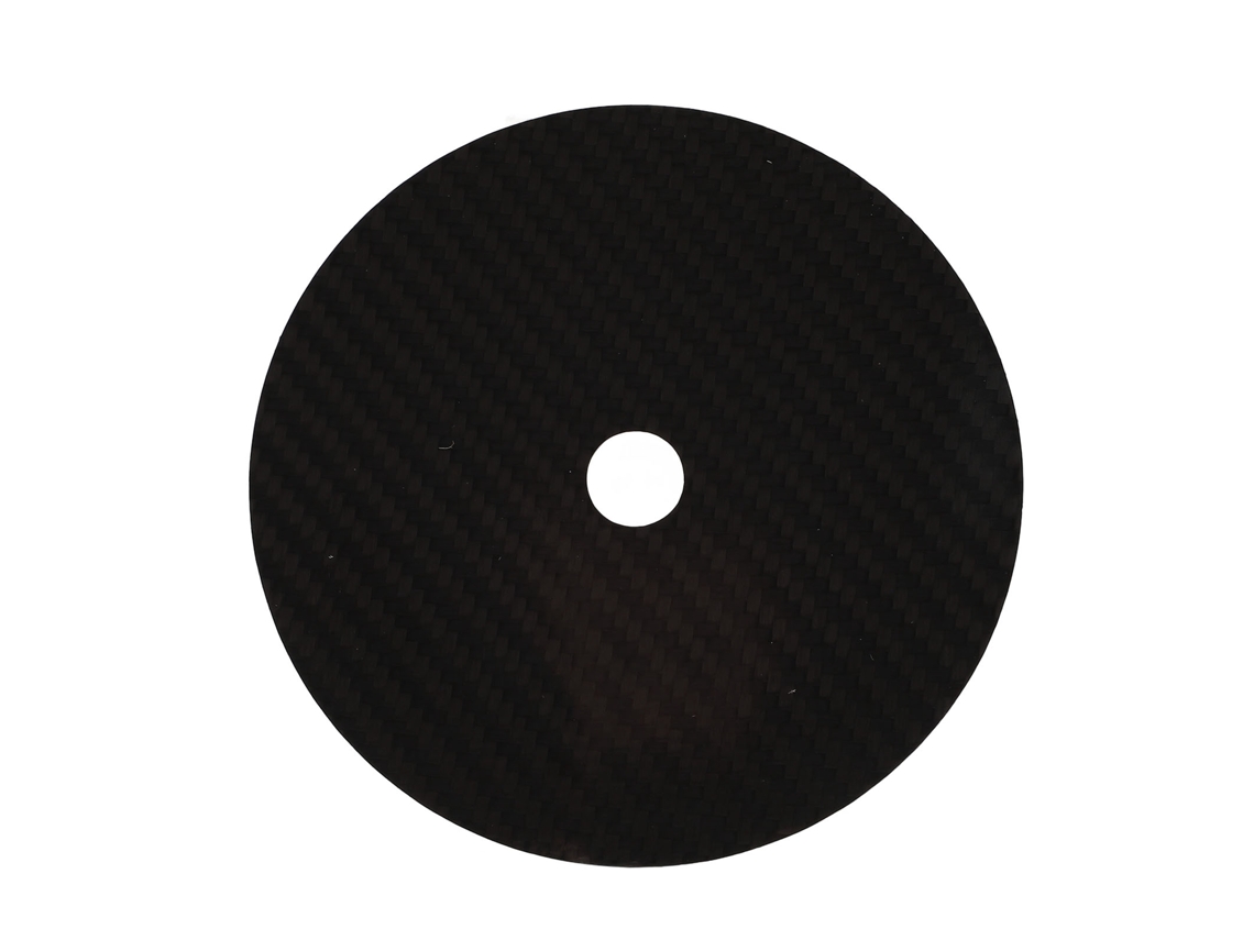 Almohadilla De Ajuste De Fibra De Carbono De Baja Distorsión Para Reproductor De Cd Hi-fi - Negra
